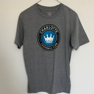 Charlotte Football Club Gray Short Sleeve Tee